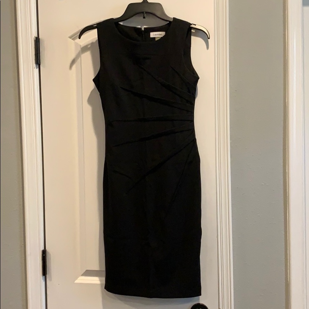 Size 2 petite black Calvin Klein dress